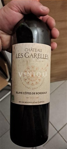 Bordeaux Blaye-côtes-de-bordeaux Château Les Garelles 2016