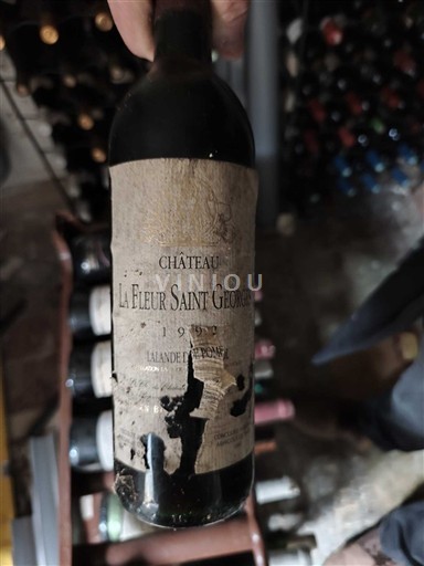 Bordeaux Lalande-de-Pomerol Château La Fleur Saint Georges 1992