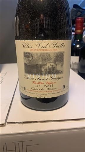 Rhônen laakso Côtes-du-rhône Clos Val Seille Saint Georges Vieilles Vignes 2009
