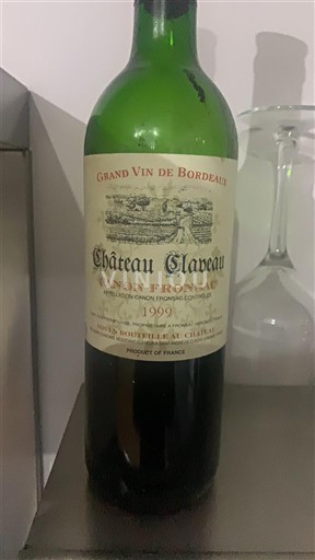 Bordeaux Canon-Fronsac Château Claveau 1999