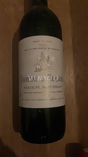 Bordeaux Montagne-Saint-Émilion Château La Bergère 1996