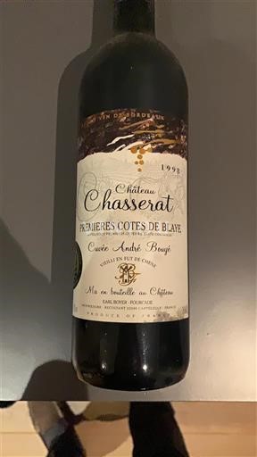Bordeaux Non specificato Château Chasserat André Bouyé 1998