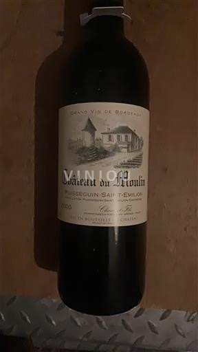 Bordeaux Puisseguin-saint-émilion Château Moulin 2000