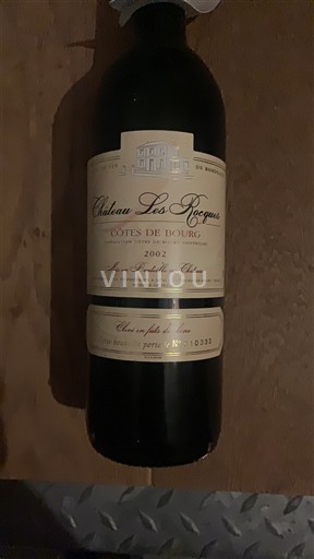 Bordeaux Côtes-de-bourg Château Les Roques 2002