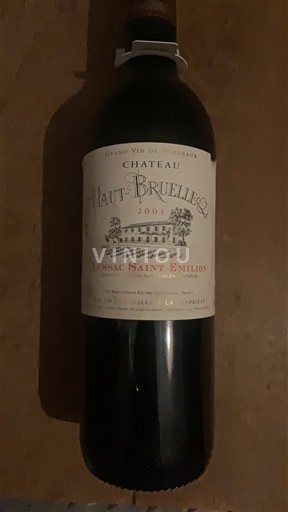 Bordéus Lussac-Saint-Émilion Château Haut-Bruelle 2001