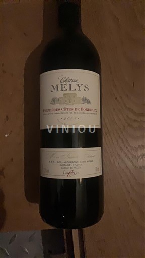 Bordeaux Premières-Côtes-de-Bordeaux Château Mélys 2004