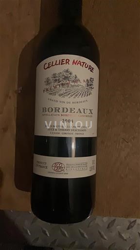 Burdeos Bordeaux Cellier Nature 2004