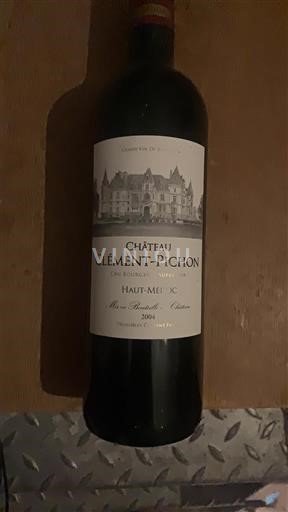 Bordeaux Haut-Médoc Clément-Pichon Cru Bourgeois 2004