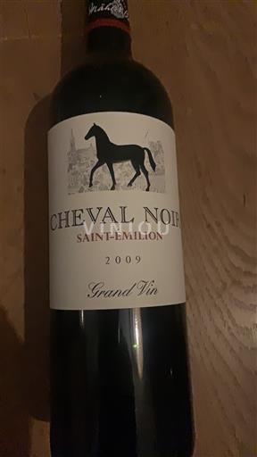 Bordeaux Saint-Émilion Cheval Noir Grand Vin 2009