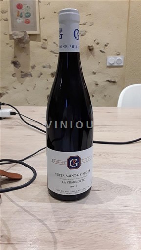 Bourgogne Nuits-saint-georges Domaine Philippe Gavignet La Charmotte 2021