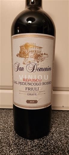 Véneto Piave San Domenico Refosco dal Peduncolo Rosso 2019
