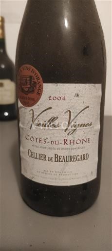Valle del Rodano Côtes-du-Rhône Cellier de Beauregard Vieilles Vignes 2004