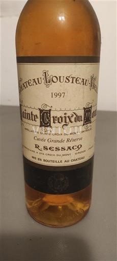 Vini Blanc moelleux Cuvée Grande Réserve Château Lousteau-Hillac 1997 Francia Bordeaux Sainte-Croix-Du-Mont AOC