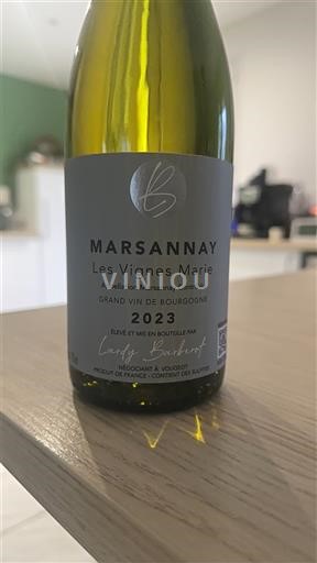 Burgundi Marsannay Lardy Barberot Les Vignes Marie 2023