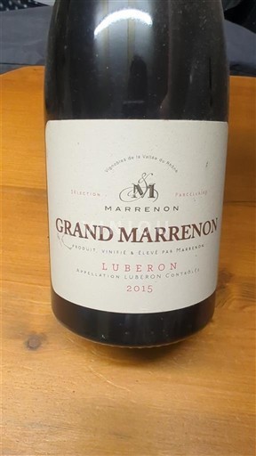 Vale do Ródano Luberon Marrenon Grand Marrenon 2015