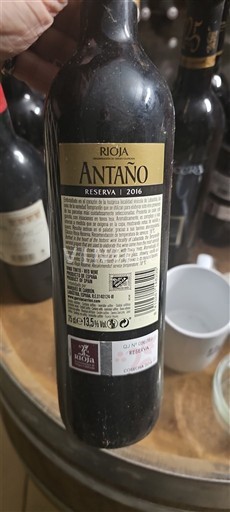 La Rioja Rioja Antaño Reserva 2016