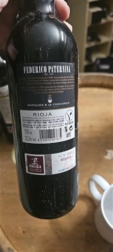 La Rioja Rioja Federico Paternina Reserva Non Millésimé
