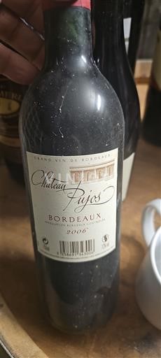 Bordeaux Château Pujos 2006