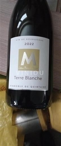 Burgundi Mâcon ja Mâcon-kylät Vignoble de Quintaine Terre Blanche 2022