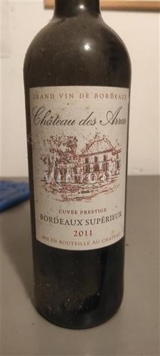 Bordeaux Bordeaux Supérieur Château S Arras Prestige 2011