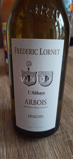 Jura Arbois Frédéric Lornet L'Abbaye 2022