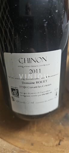 Údolí Loiry Chinon Domaine Rouet 2011