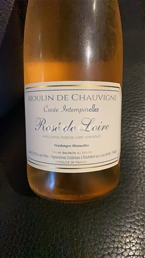 Dolina Loare Rosé de Loire Moulin de Chauvigné Intemporelles 2019
