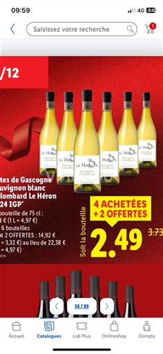 Zuidwest-Frankrijk Côtes de Gascogne Lombard Le Héron 2024