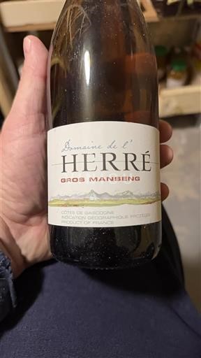Sydvestfrankrig Côtes de Gascogne Domaine L'Herré Gros Manseng 2020