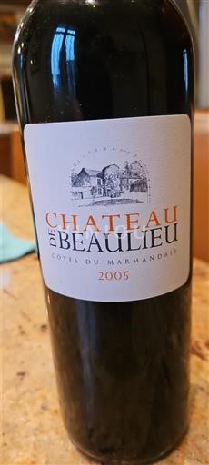 Sydvestfrankrig Côtes-du-marmandais Château Beaulieu 2005