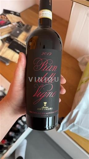 Toscana Brunello di Montalcino. Antinori Pian delle Vigne 2019