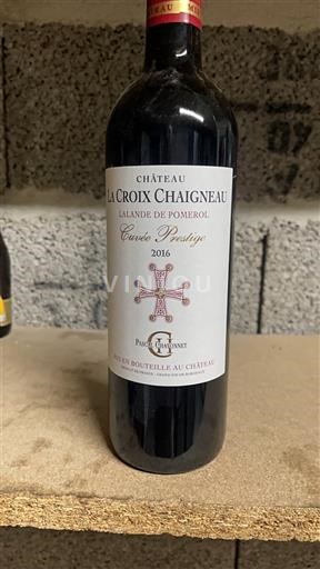 Bordeaux Lalande-de-Pomerol Château la Croix Chaigneau Prestige 2016