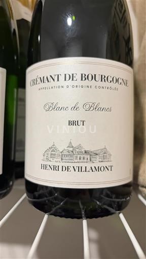 Bourgogne Crémant de Bourgogne Henri de Villamont Blanc de Blancs Ikke årgangsbestemt