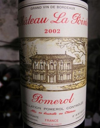 Bordeaux Pomerol Château La Pointe 2002