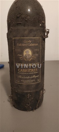 Languedoque Não especificado Les Vignerons Réunis de Cabrières Fulcrand Cabanon 1993