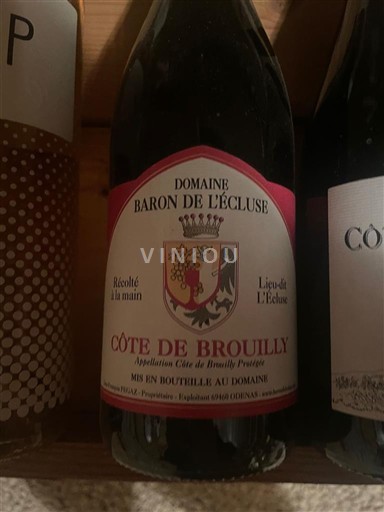 Beaujolais Côte de Brouilly Domaine Baron de l'Écluse Non-Vintage