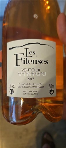 Údolí Rhôny Ventoux Cave du Luberon Les Fileuses 2017