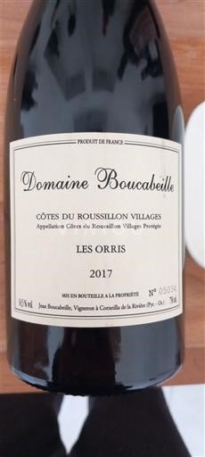 Roussillon Côtes du Roussillon Villages Domaine Boucabeille Les Orris 2017