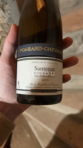 Burgundy Santenay Ponsard-Chevalier Les Daumelles 2019