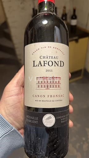 Bordeaux Canon-Fronsac Château Lafond 2015