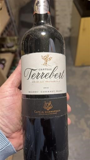 Sydväst Côtes-du-marmandais Château Terrebert 2016