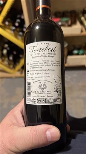 Sydvestfrankrig Côtes-du-marmandais Château Terrebert 2017