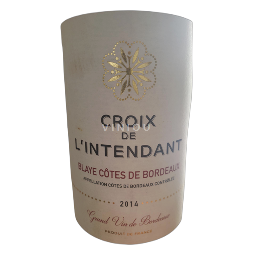 Bordeaux Blaye Côtes de Bordeaux Croix de L'Intendant 2014
