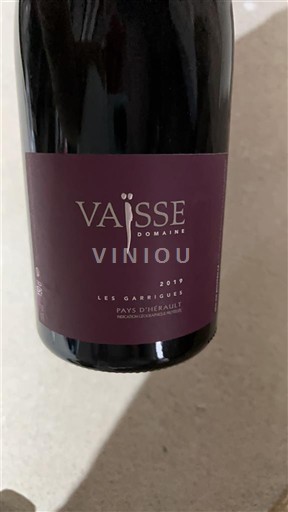 Languedoque Não especificado Domaine Vaïsse Les Garrigues 2019
