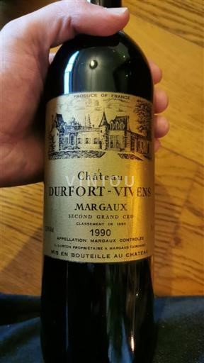 Bordeaux Margaux Grand Cru Château Rfort-Vivens 1990