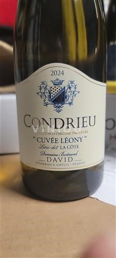 Rhône Valley Condrieu Domaine Roland David Léony Lieu-dit La Côte 2024