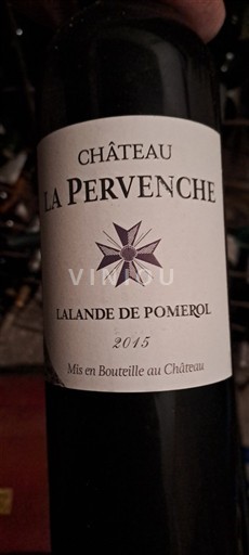 Bordeaux Lalande-de-Pomerol Château La Pervenche 2015