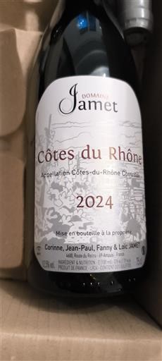 Vallée du Rhône Côtes-du-rhône Domaine Jamet 2024