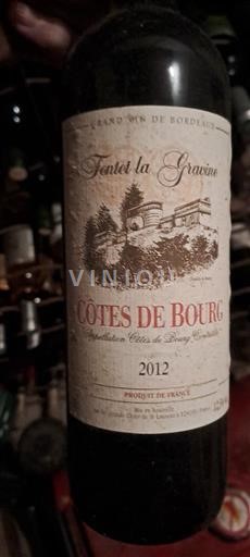 Bordeaux Côtes-de-bourg Fontet la Gravine 2012