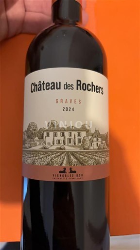 Bordéus Graves Château S Rochers 2024